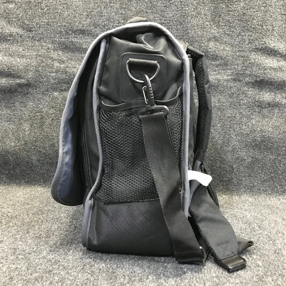 Kensington Saddlebag Ultra Black Unisex Size Messenger F4355‎ Messenger Bag
